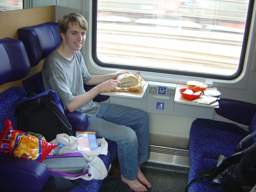 Lunch on the train