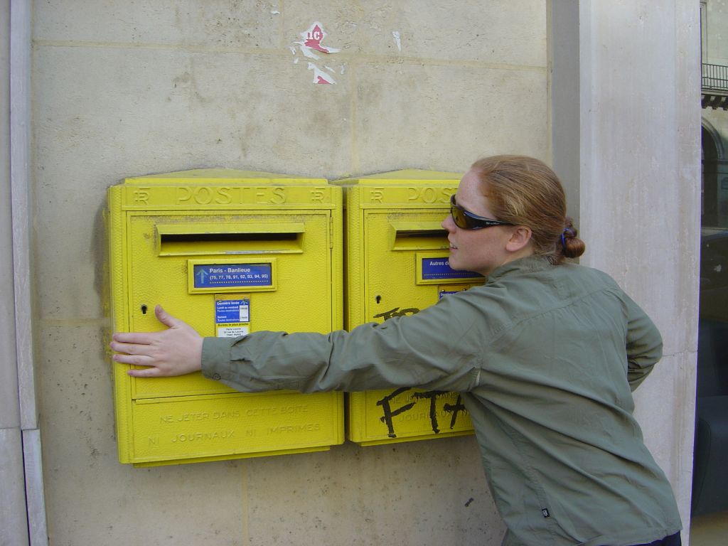 A French postbox